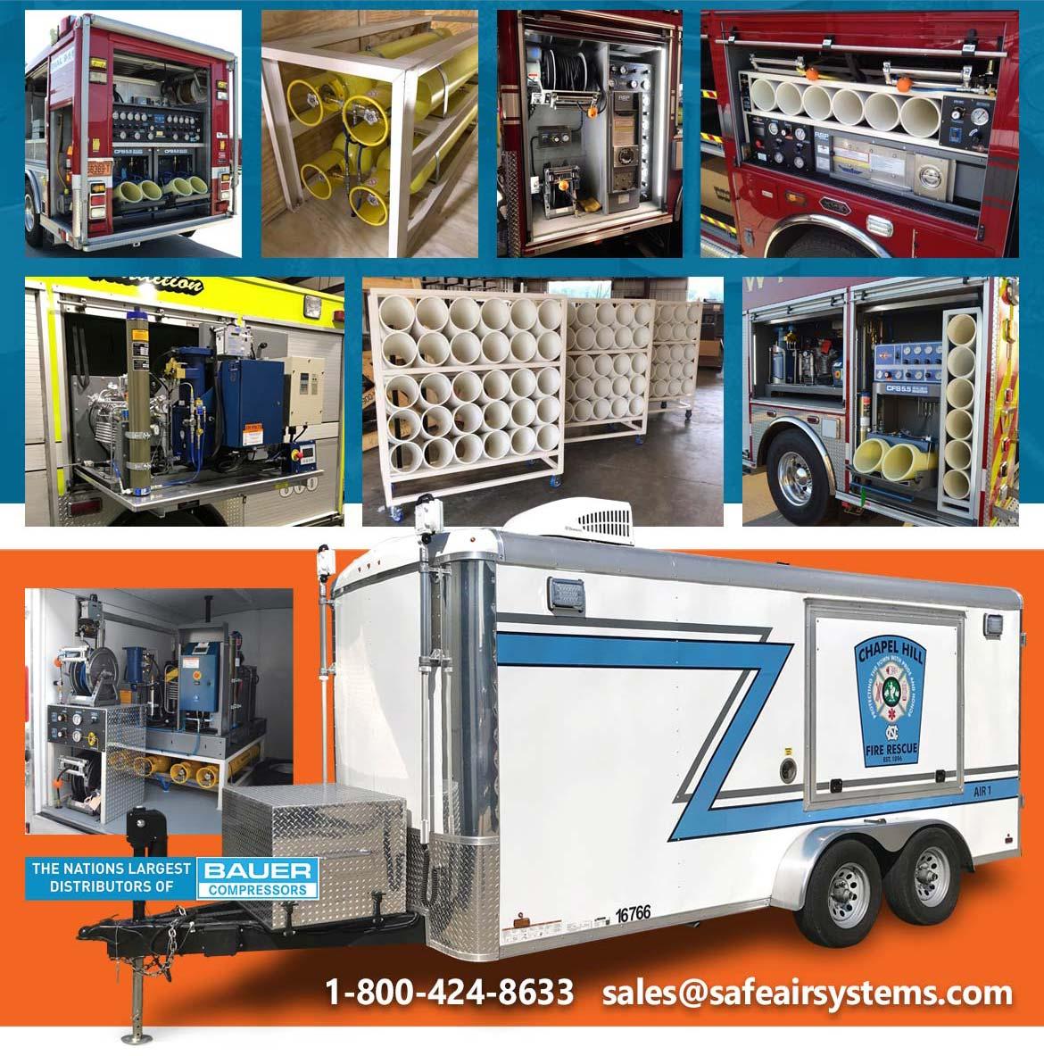 Safe Air Systems offers Air Control Panels, Minor and Major Fire Apparatus Up-Fits for your needs.